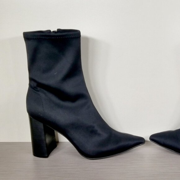 Jeffrey Campbell Siren Bootie, Black Neoprene, Womens Size 6 M - Picture 6 of 10